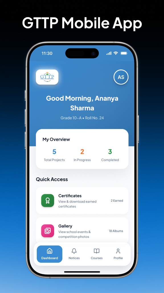 GTTP India mobile app